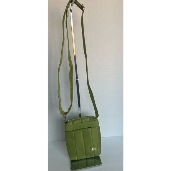 LUG Hopper Mini Small Green Apple Shoulder Cross Body Travel Bag - Picture 1 of 10